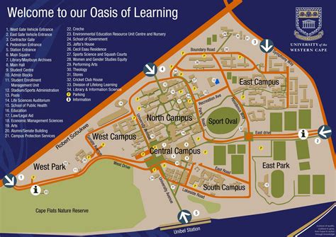 uwc campus map|University Of The Western Cape.